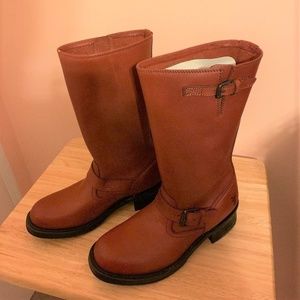 Frye Engineer 12RL Boots, Redwood  Sz -7.5